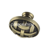 Perilla clásica de aleación de zinc, latón antiguo, 35mm, accesorios para muebles, perilla de gabinete