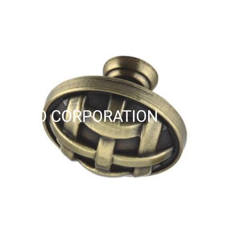 Perilla clásica de aleación de zinc, latón antiguo, 35mm, accesorios para muebles, perilla de gabinete