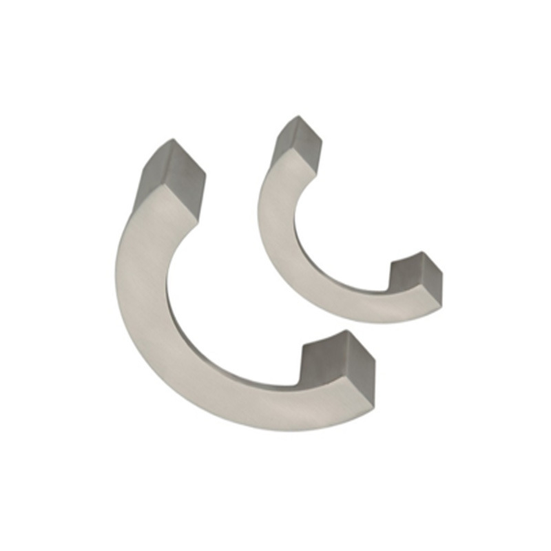 Manija del cajón de la manija de los muebles del semicírculo de la aleación del cinc de la moda 64m m