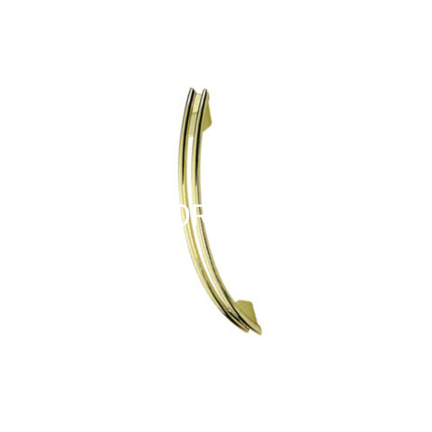 Manija dorada del guardarropa del hardware de los muebles de la manija de la decoración de los accesorios de los muebles de la aleación del cinc 64m m