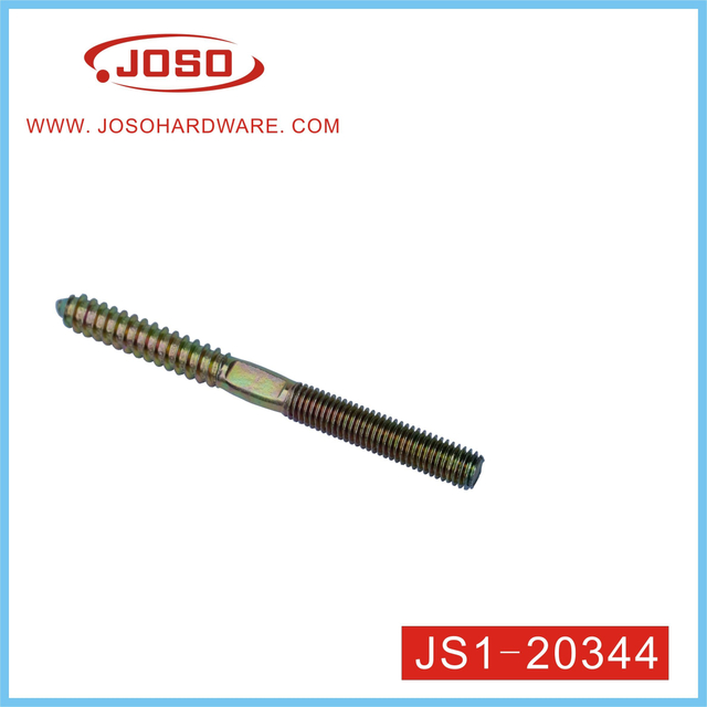 Perno de suspensión de metal Tornillo roscado de herrajes para muebles para conector