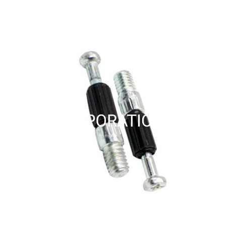 Perno de metal popular con soporte de estante de montaje de gabinete de conector de cajón de montaje de muebles de plástico
