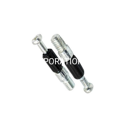 Perno de metal popular con soporte de estante de montaje de gabinete de conector de cajón de montaje de muebles de plástico