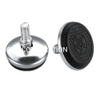 Accesorios de patas de sofá con tornillo de pata de mesa antideslizante de acero de suministro de fábrica de 37 mm