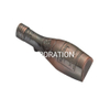 Manija pequeña de cobre antiguo de 64mm con forma de botella de moda, manija para cajón, manija para muebles