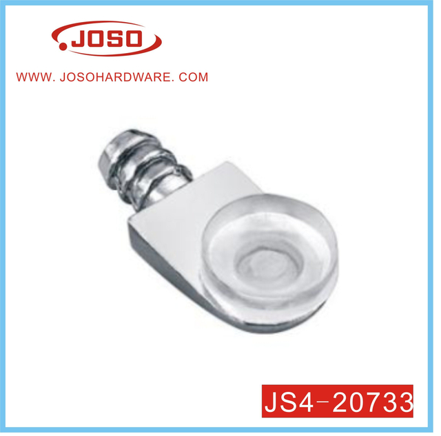 Soporte de estante de aleación de zinc niquelado de herrajes para muebles para gabinete