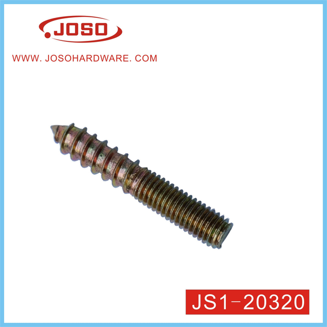 Tornillo de pasador de perno de suspensión de perno prisionero de metal M8 de accesorios de muebles para madera