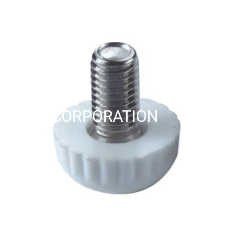 Suministro de fábrica de acero con tornillo ajustable de plástico, ajuste de accesorios para patas de sofá