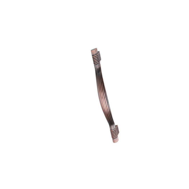 Manija de gabinete de manija de latón antiguo para muebles, estilo europeo clásico, 96mm, 128mm