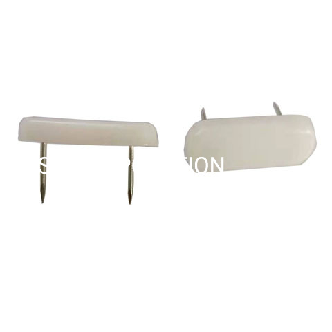 PP con protector de mesa de accesorios para muebles, deslizador de uñas doble blanco de Metal