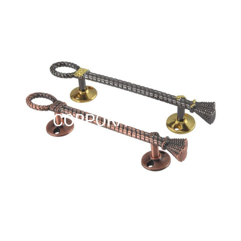 Mango de latón antiguo para muebles, aleación de zinc de estilo europeo, 64mm, 96mm, cobre antiguo
