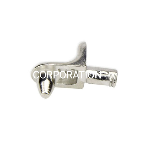 Esquina de 10,5 mm con tornillo, conector de estante de aleación de zinc, soporte para estante de guardarropa