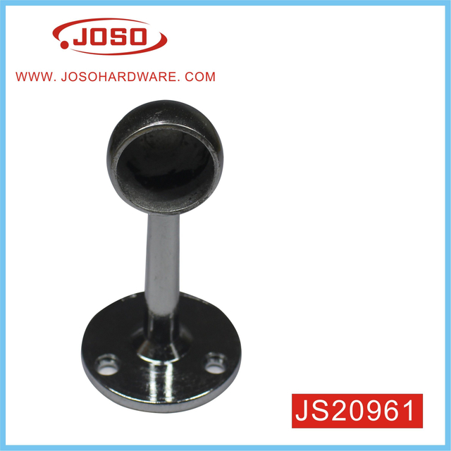 Par de soportes de extremo pequeño cromados de 24 mm para dormitorio