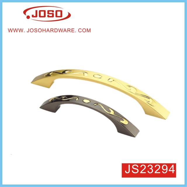 Tirador decorativo para muebles con acabado negro para armario de cocina