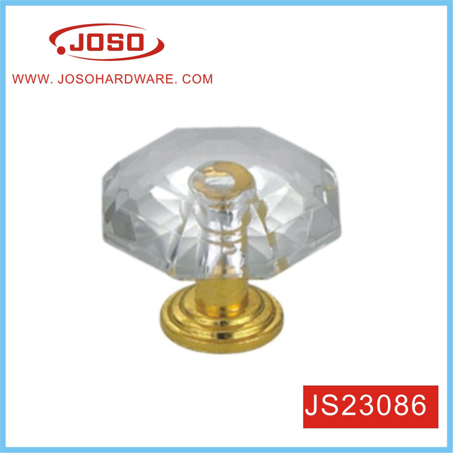 Tirador redondo de diamante para cajón