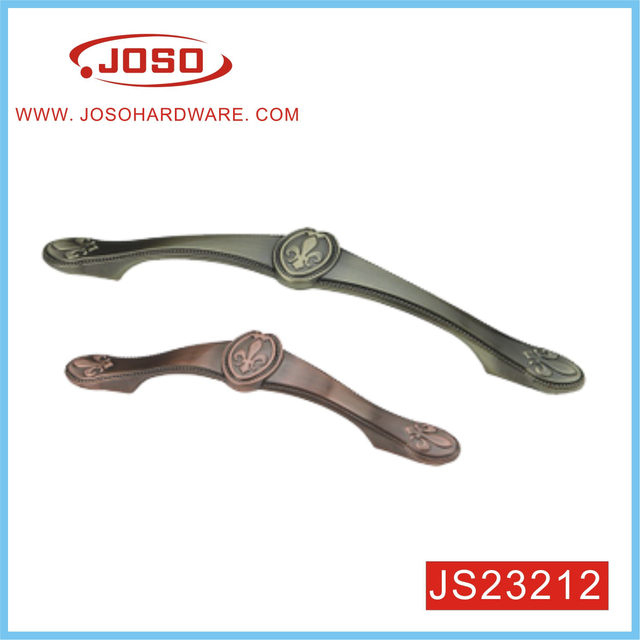 Tirador de cobre antiguo estilo Art Déco para cajón de armario