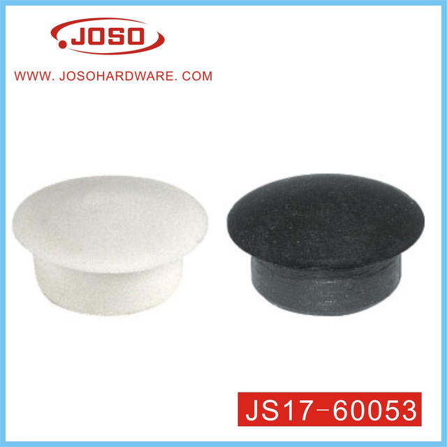 Tapa de perno tipo seta blanca de 16 mm de diámetro para patas de mesa
