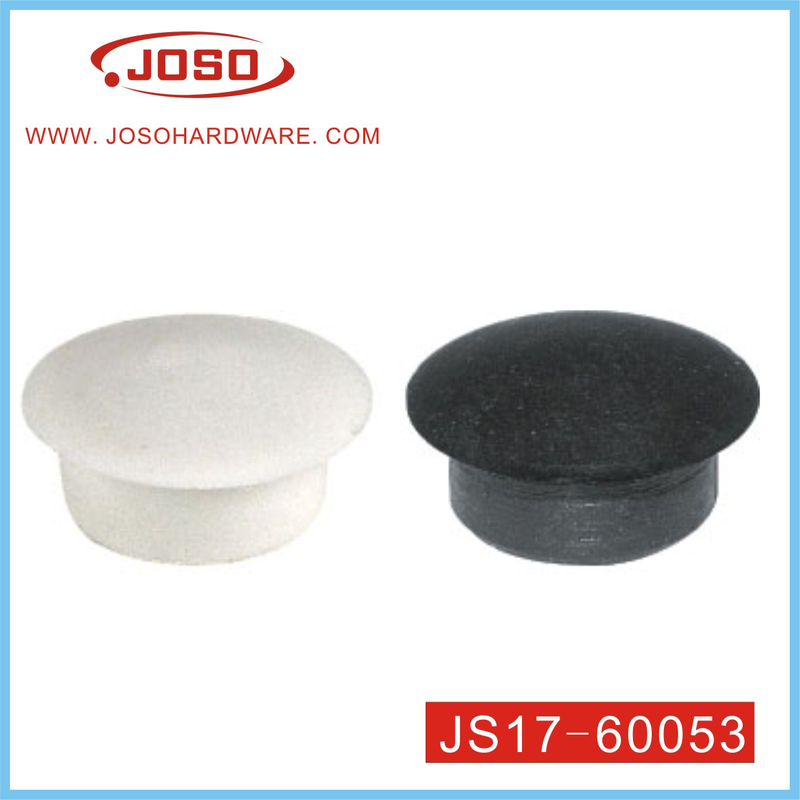 Tapa de perno tipo seta blanca de 16 mm de diámetro para patas de mesa