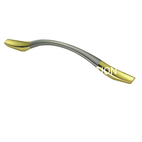 Cepillo de moda y mango chapado en oro Accesorios para muebles Accesorios para puertas