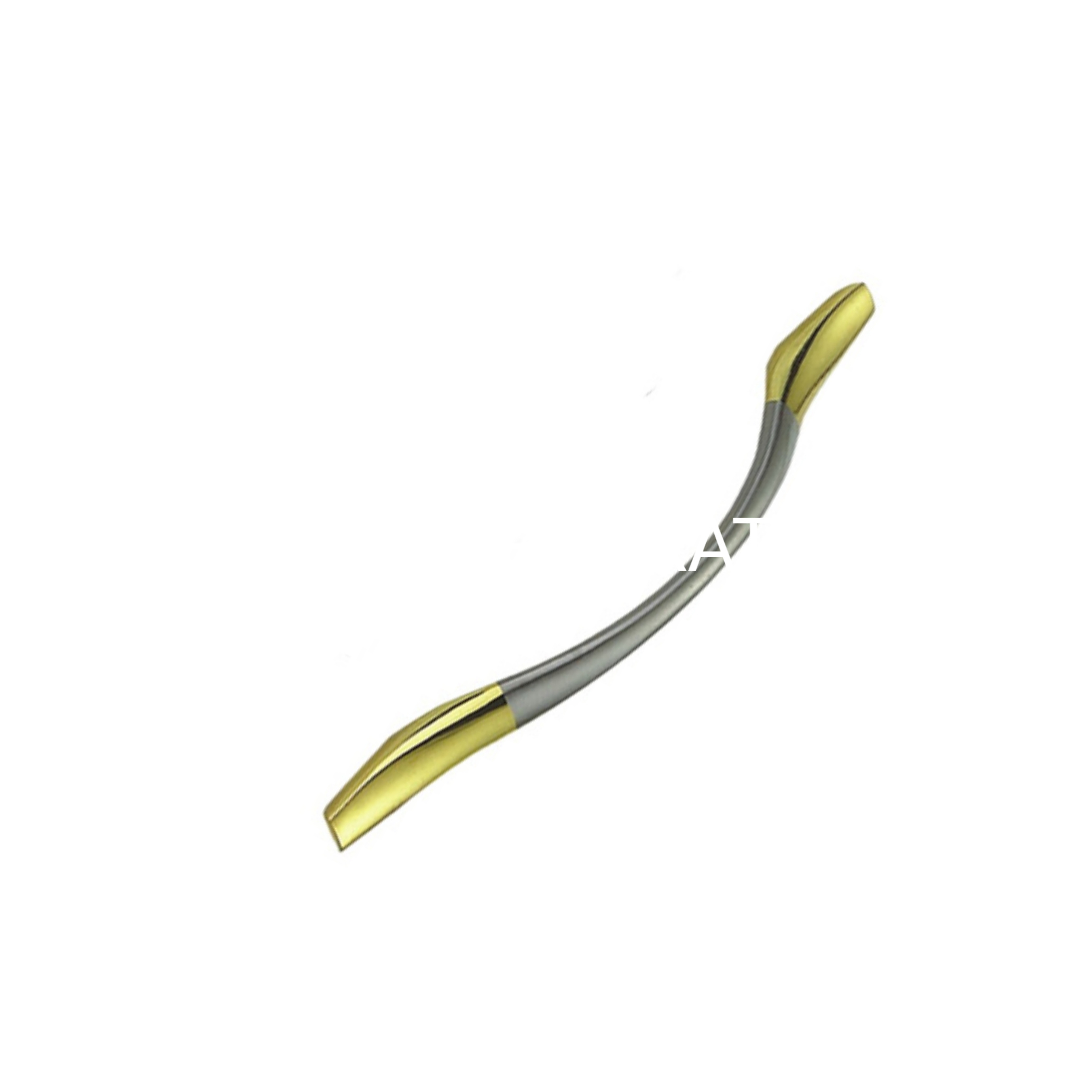 Cepillo de moda y mango chapado en oro Accesorios para muebles Accesorios para puertas