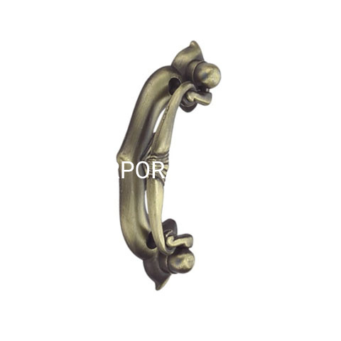 Manija de aleación de zinc de 60 mm, accesorios para puertas, manija clásica, herrajes para el hogar, manija para cajón