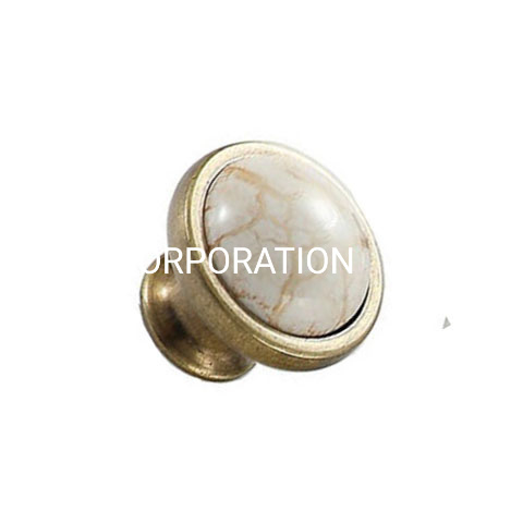 Perilla del gabinete de la manija de la seta de la manija de los muebles de la aleación del cinc de la fuente de la fábrica 34m m