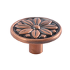 Piezas de muebles Accesorios para muebles Perilla con acabado de latón antiguo para gabinete Muebles para el hogar