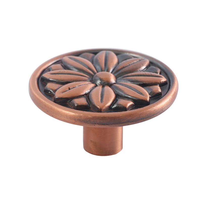 Piezas de muebles Accesorios para muebles Perilla con acabado de latón antiguo para gabinete Muebles para el hogar