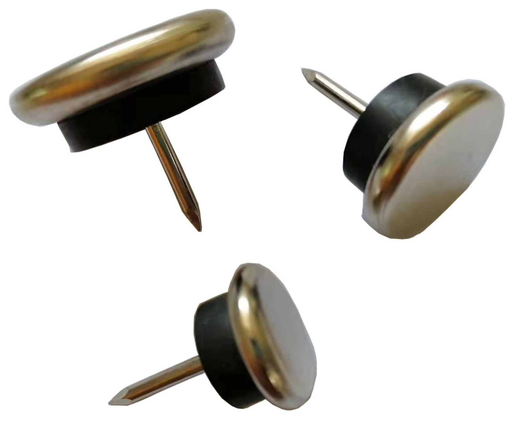 Venta al por mayor de acero con clavos deslizantes de plástico, Protector de silla, accesorios para sillas, accesorios de mesa, soporte para estante