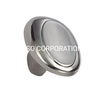 Suministro de fábrica, perilla para gabinete de aleación de zinc de 34 mm, perilla para guardarropa, perilla para muebles
