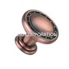 Perilla de gabinete de aleación de zinc de estilo europeo, 28mm, perilla de cajón, herrajes para muebles, perilla de tocador