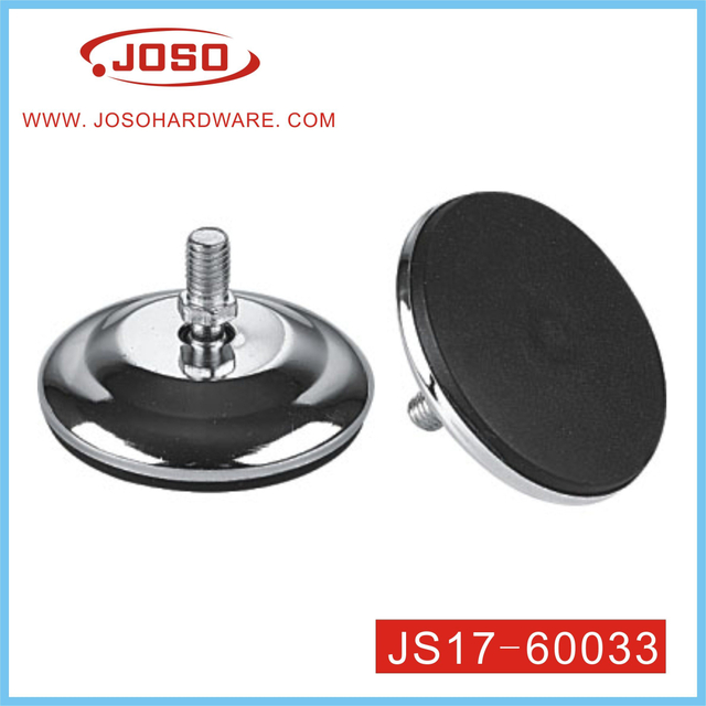 Tornillo ajustable de acero negro de herrajes para muebles para conector