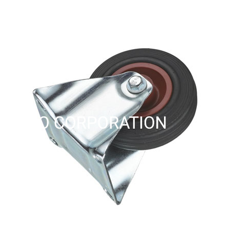 Rueda industrial de acero con carga de nailon de 230kg, rueda para muebles, rueda de carro