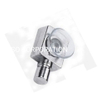 Accesorios plateados cromo al por mayor del gabinete del conector de los muebles de la ayuda del estante de la aleación 25m m del cinc