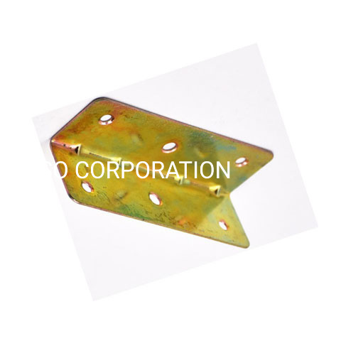 Placa de estampación del gabinete de la esquina de los muebles 35x35x115mm chapada en zinc amarillo de metal de suministro de fábrica