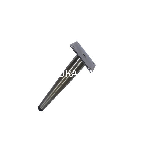 Pierna cromada brillante de acero al por mayor de los muebles de los accesorios del hardware de la pierna del sofá de 25X120m m