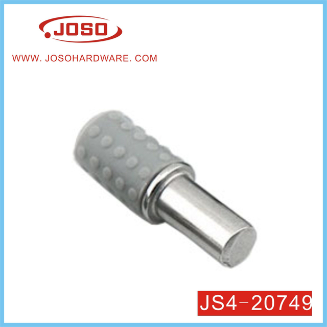 Soporte de estante metálico con funda de plástico para armario y estantería