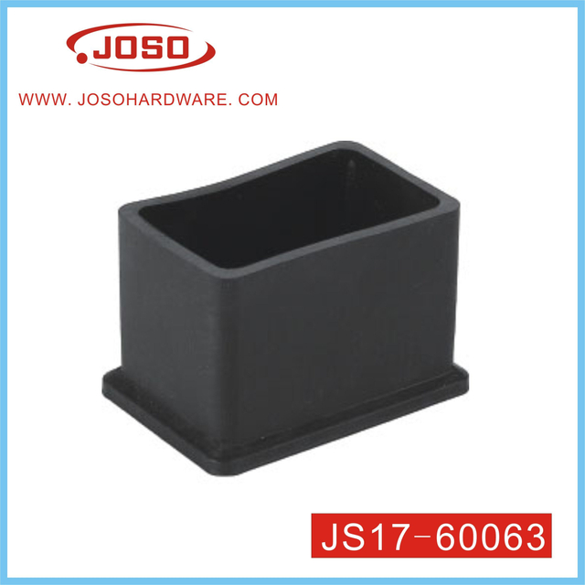 Protector de patas de mesa rectangular de PVC para accesorios de muebles para conector