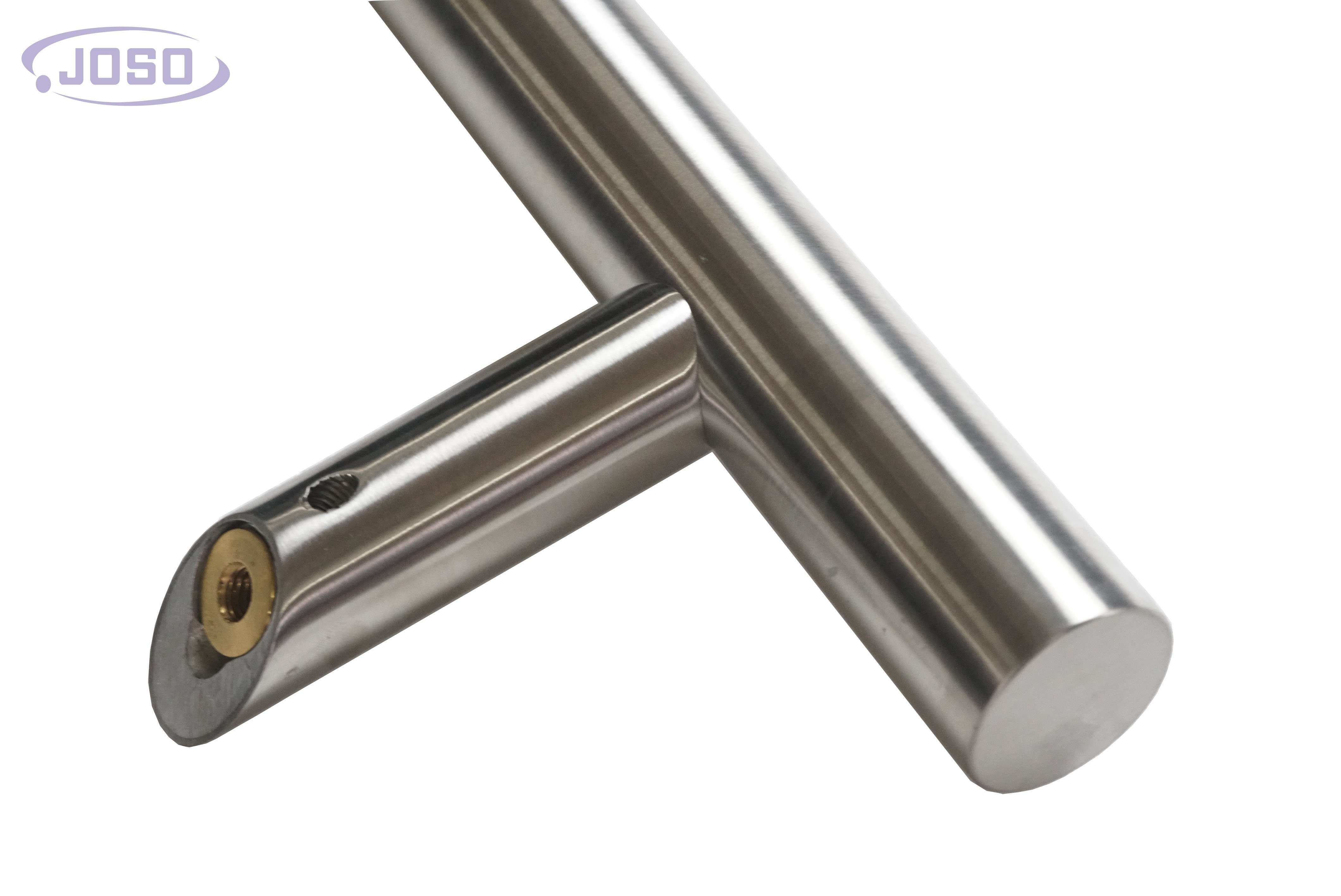 Hardware de cristal cromado brillante modificado para requisitos particulares al por mayor de la manija de puerta de cristal del acero inoxidable Cc765