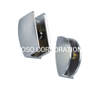 Accesorios de vidrio de aleación de zinc, accesorios de puerta con clip de vidrio, herrajes para baño, accesorios de baño