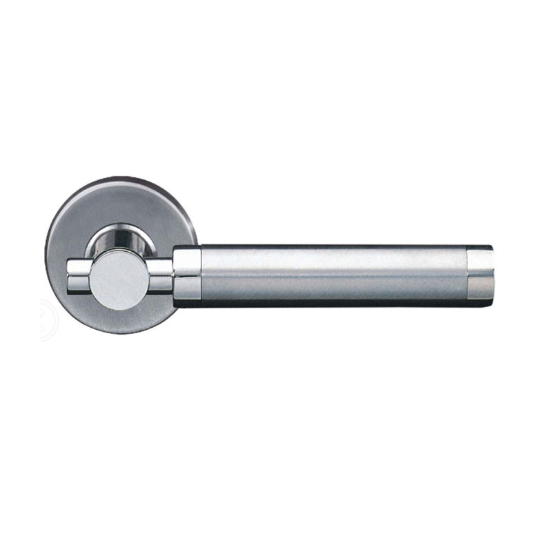 Manija de cocina sólida de acero satinado 304 con manija de palanca de puerta de 130 mm