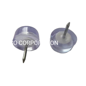 Conector protector de silla deslizante de uñas de mesa transparente de plástico de 18mm de suministro de fábrica