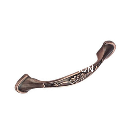 Mango de cocina en forma de arco de cobre antiguo clásico, aleación de zinc, 96mm, 128mm