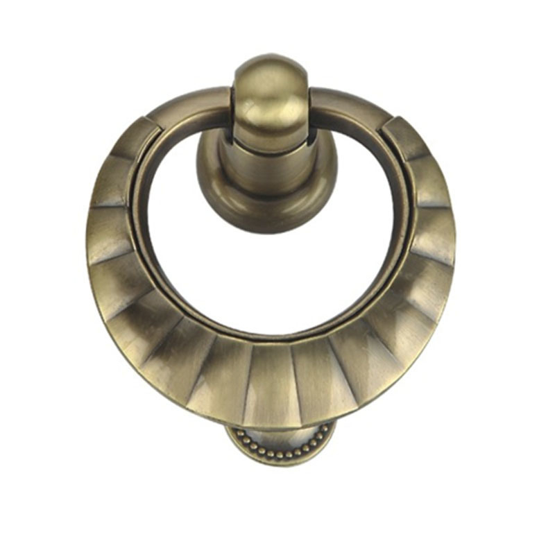 Accesorios del pecho de la manija del cajón de la manija del anillo de latón antiguo de la aleación del cinc 108m m