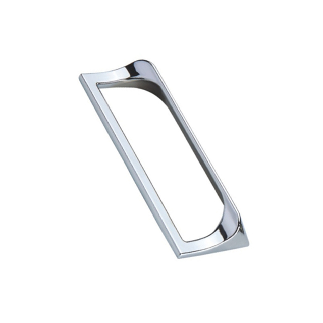 Tirador de muebles cromado brillante de aleación de zinc, 96mm, 128mm, venta superior