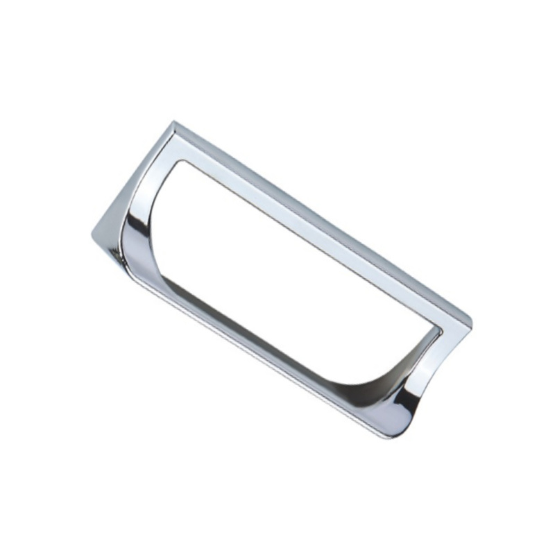 Tirador de muebles cromado brillante de aleación de zinc, 96mm, 128mm, venta superior