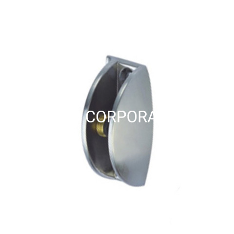 Accesorios de vidrio de aleación de zinc, accesorios de puerta con clip de vidrio, herrajes para baño, accesorios de baño