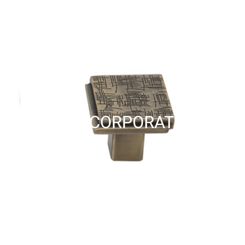 Cajón con manija de aleación de zinc y cobre antiguo, cuadrado, clásico, 28mm, 45mm, latón antiguo