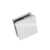 Abrazadera cuadrada de latón y acero inoxidable para puerta de vidrio de 8-10 mm de accesorios de baño
