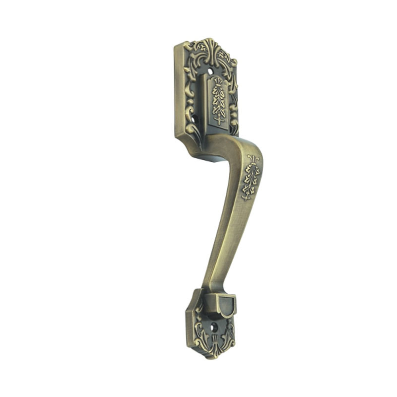 Manija de puerta de manija de muebles de cobre antiguo de aleación de zinc 200 mm 280 mm
